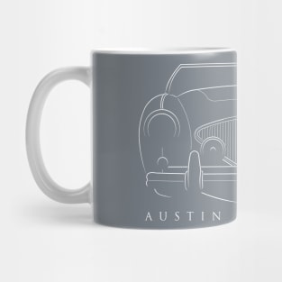 Austin Healey 100 - front stencil, white Mug